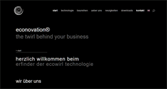 Desktop Screenshot of econovation.de